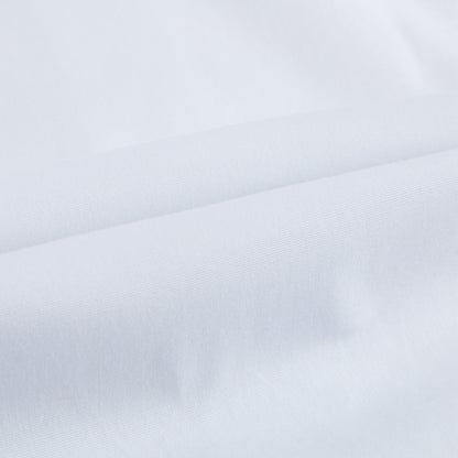 Girls White Cotton Shirt With Heart Trim