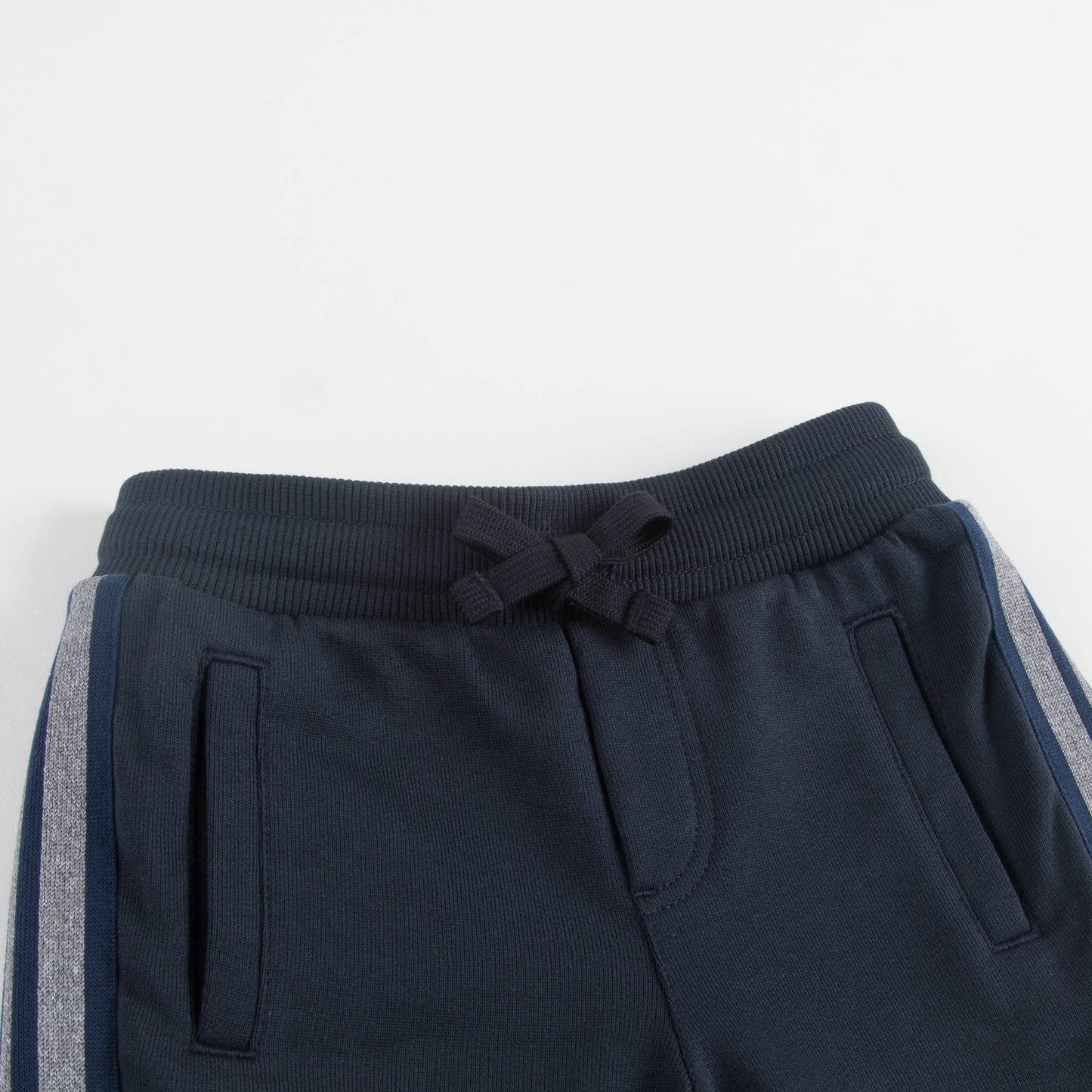 Boys Blue Cotton Jersey Trousers