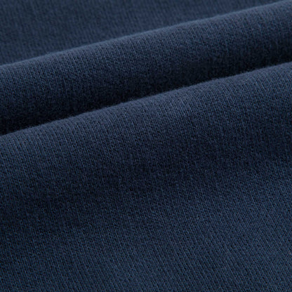 Boys Navy Blue Cotton Logo Swaetshirt