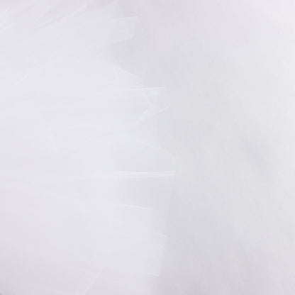 女童白色芭蕾舞短裙