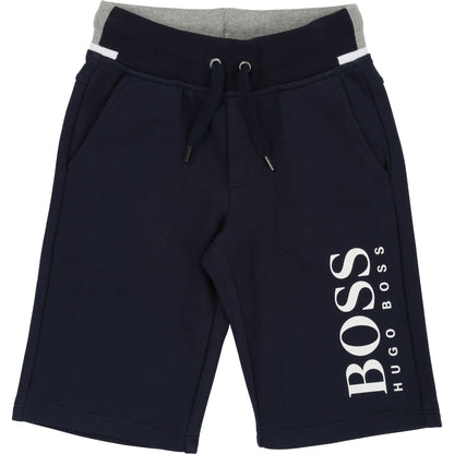 Boys Blue Cotton Shorts