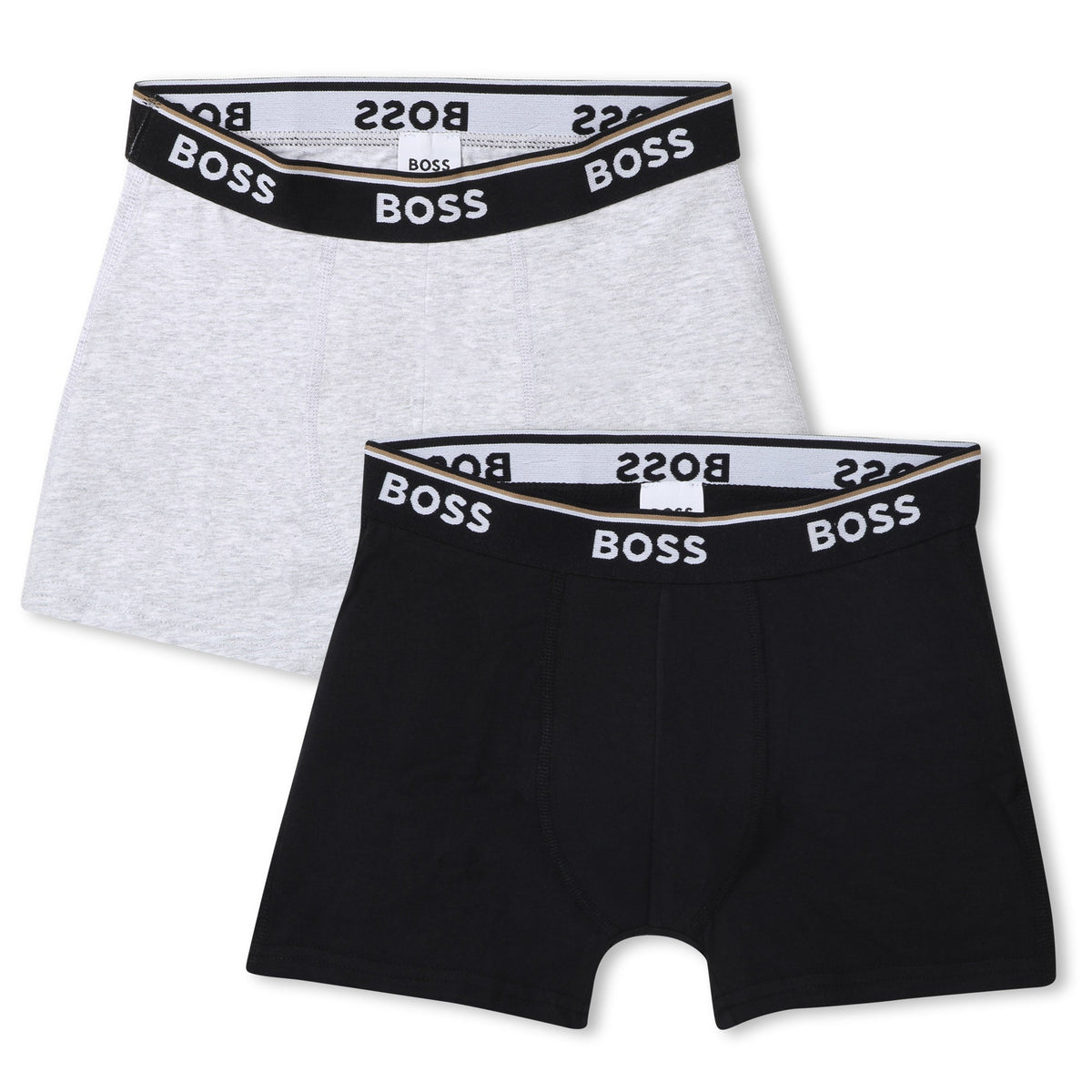 男童黑色&白色棉内裤套装(2件)