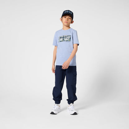 男童深蓝色Logo棒球帽