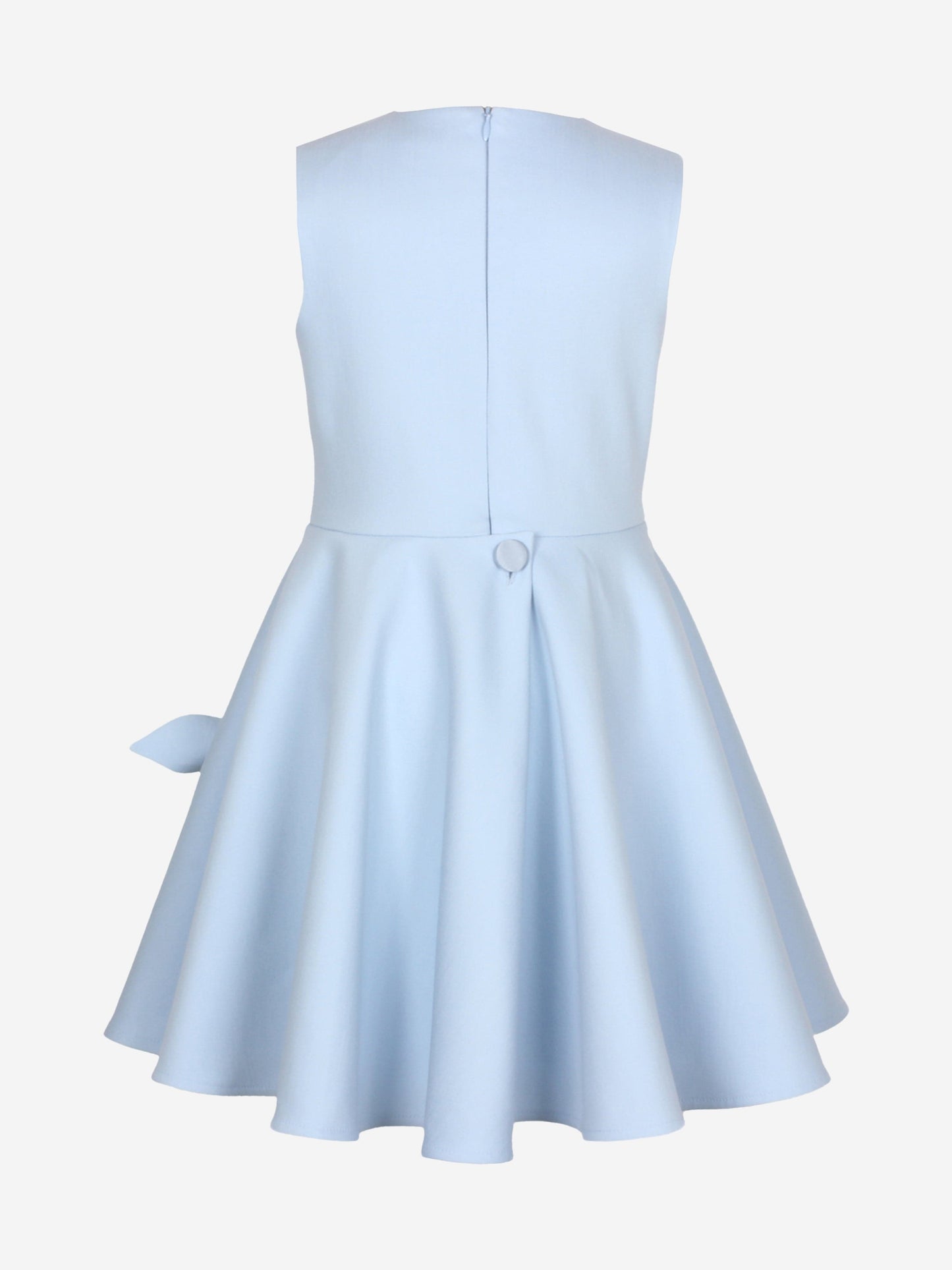 Jessie And James Girls Magnolia Sunset Flower Dress in Blue