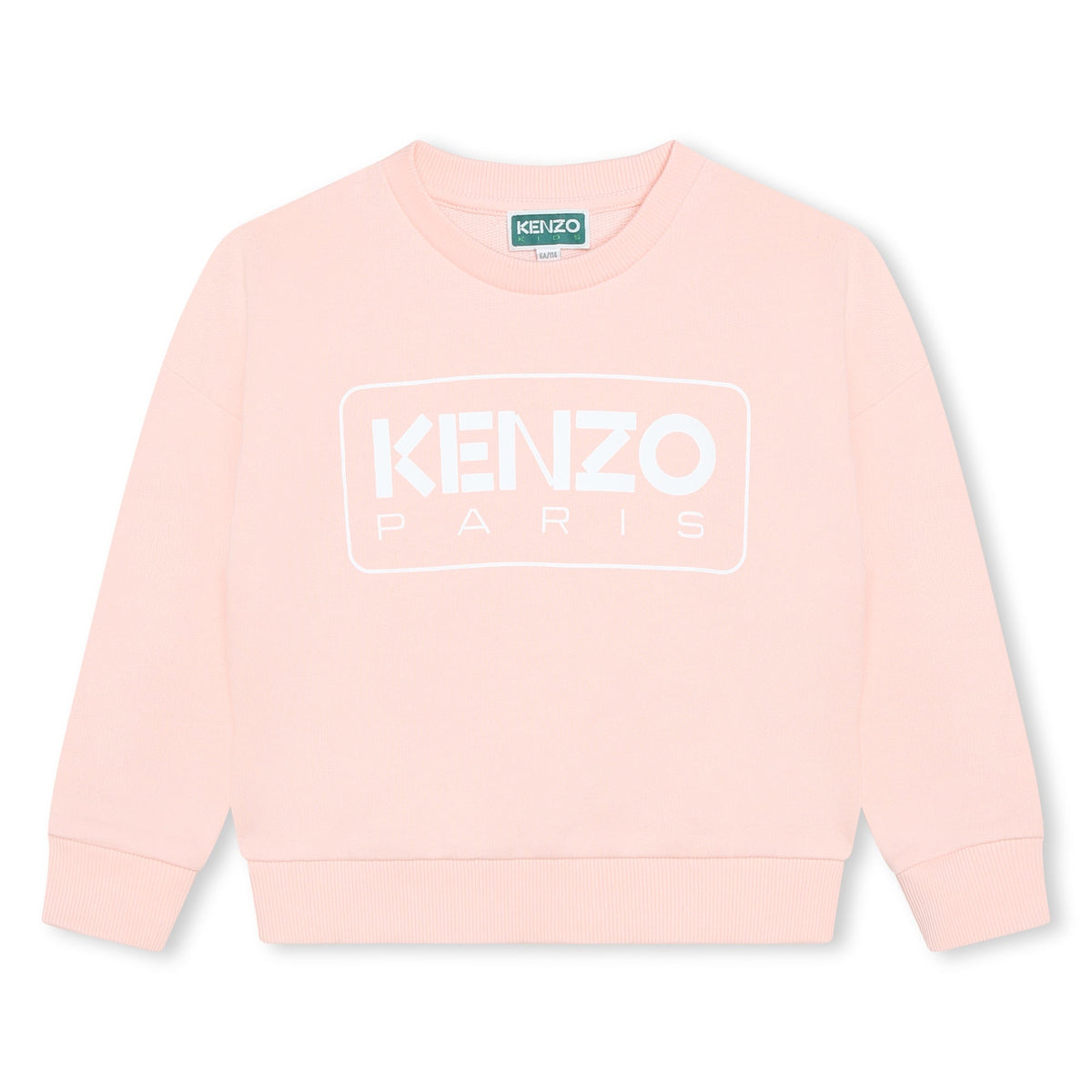 女童粉色Logo棉卫衣