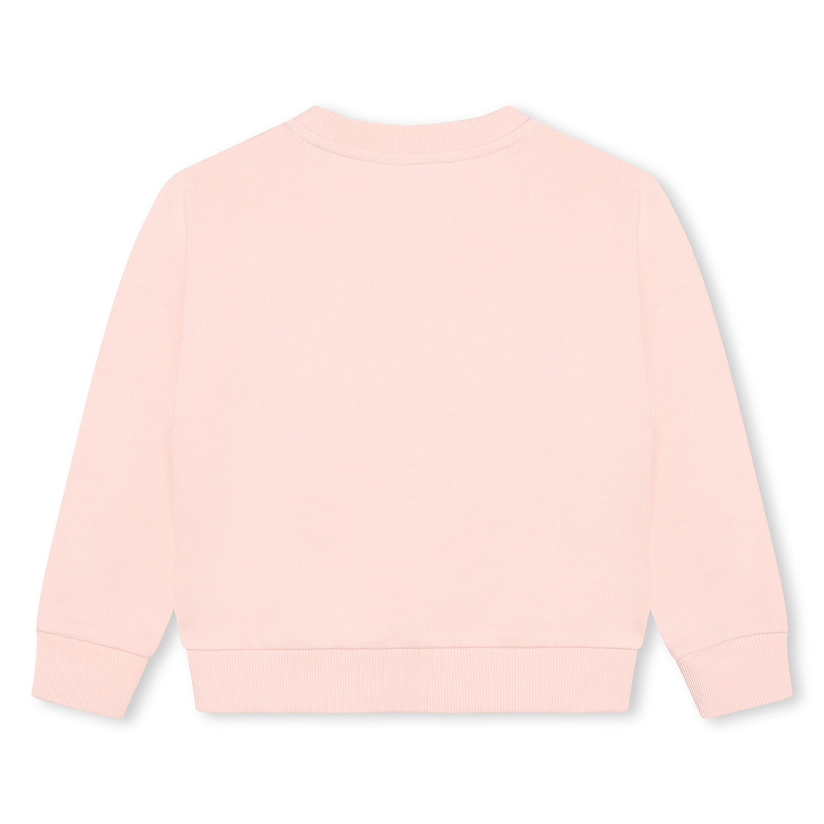 女童粉色Logo棉卫衣