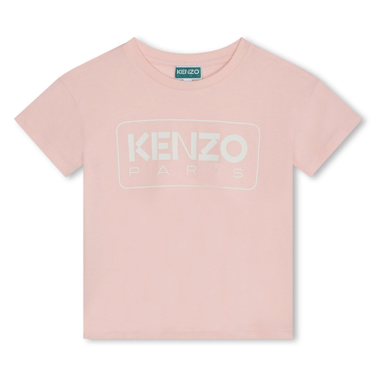 女童粉色Logo棉T恤