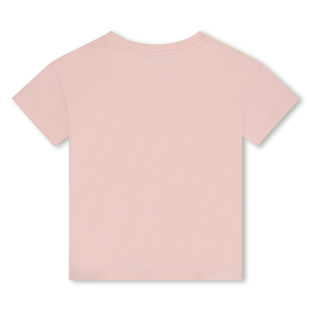 女童粉色Logo棉T恤
