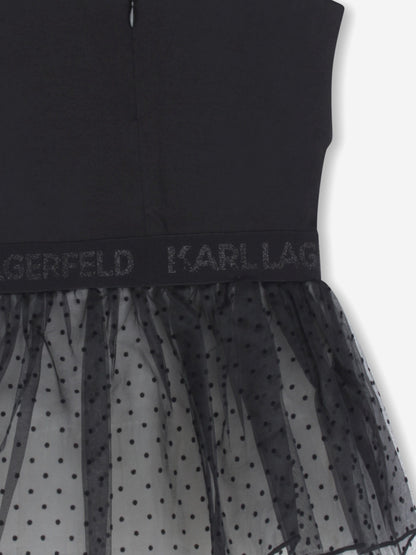 Karl Lagerfeld 女婴 Choupette 黑色礼服