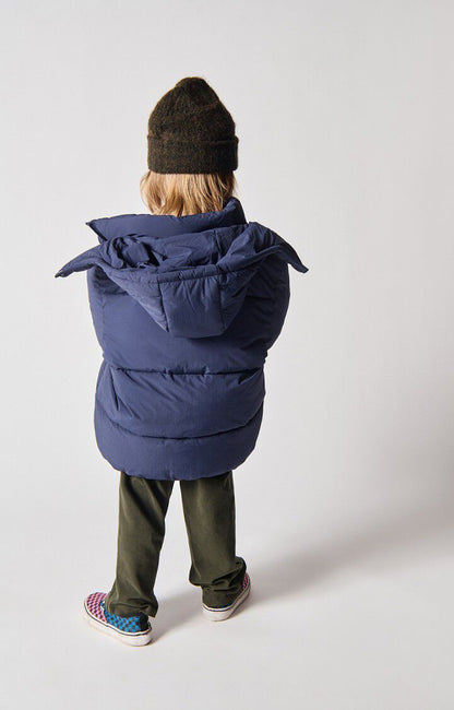 DOUDOUNE MI-LONGUE AMPLE ML CAPUCHE AMOVIBLE