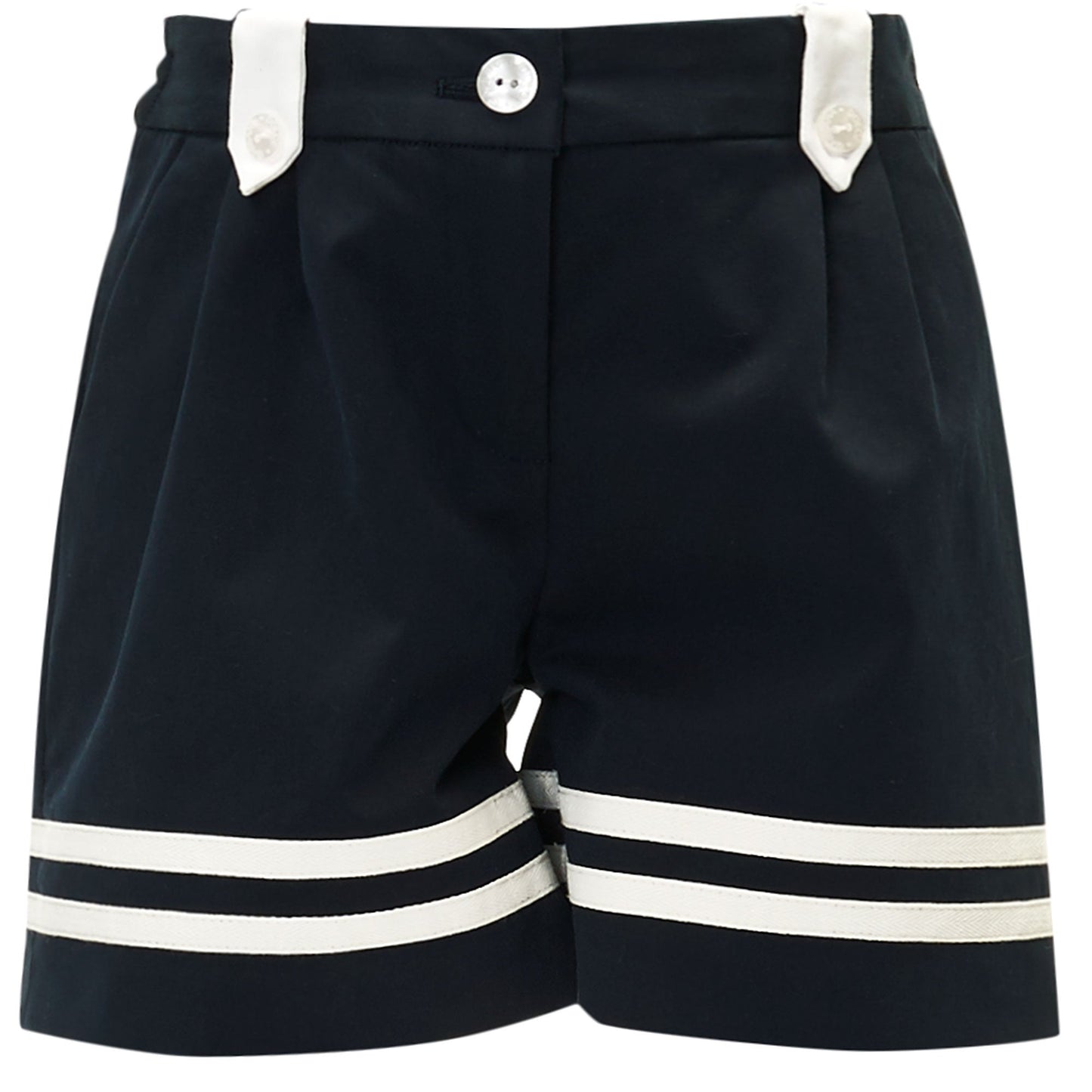 Girls Dark Blue striped Short