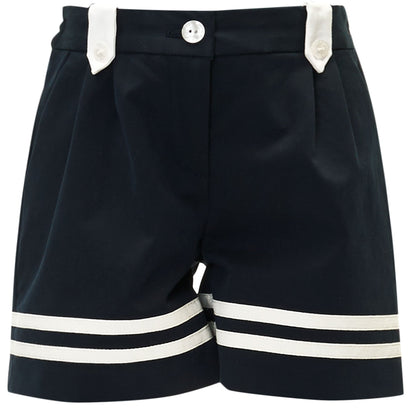 Girls Dark Blue striped Short