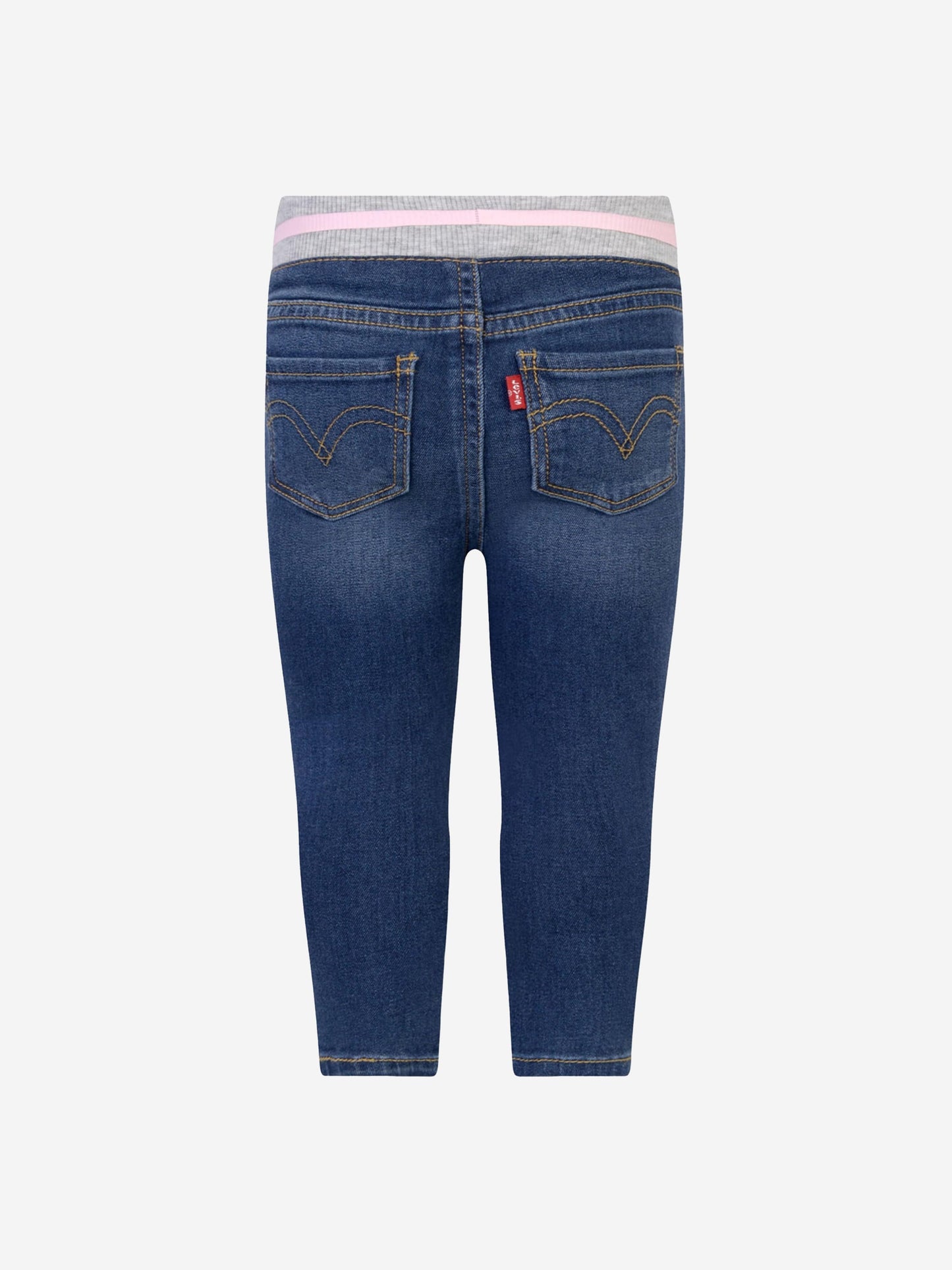 Levi's Wear 女婴棉质牛仔拉拉牛仔裤