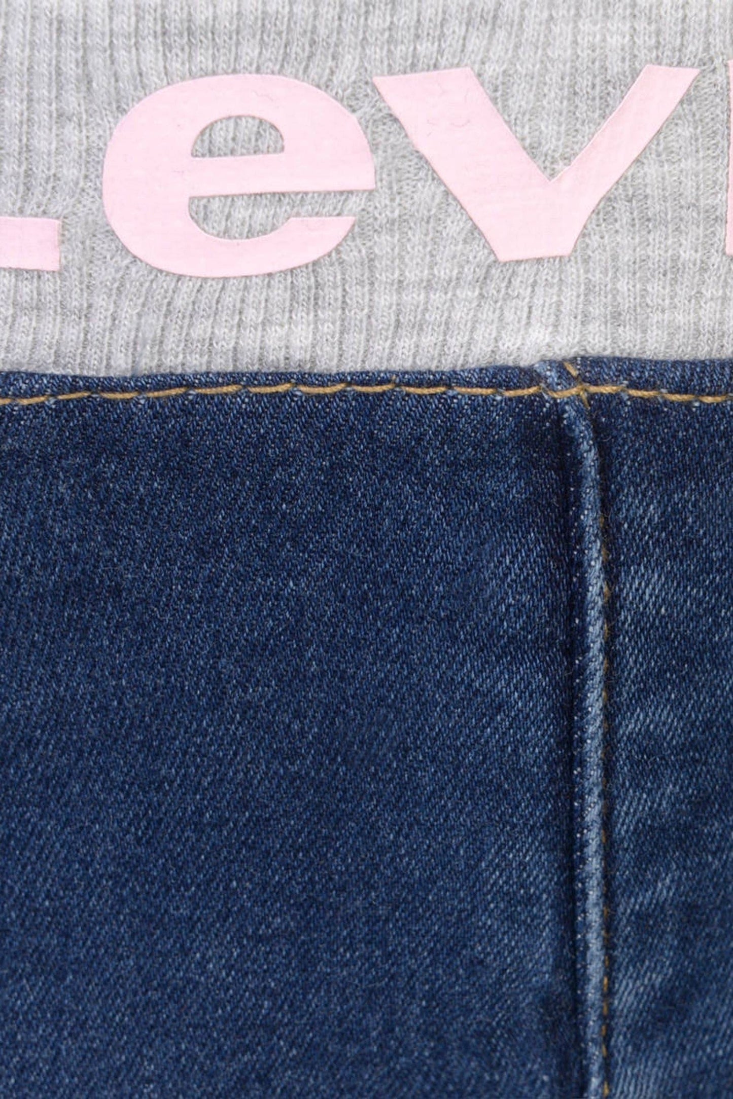 Levi's Wear 女婴棉质牛仔拉拉牛仔裤