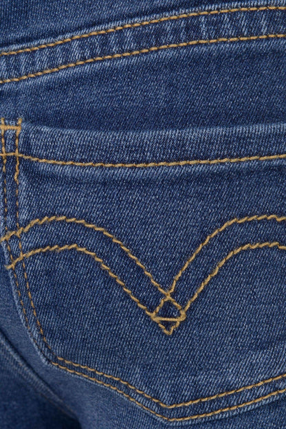 Levi's Wear 女婴棉质牛仔拉拉牛仔裤
