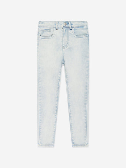 Levi's Wear 女童 720 高腰超紧身牛仔裤（蓝色）