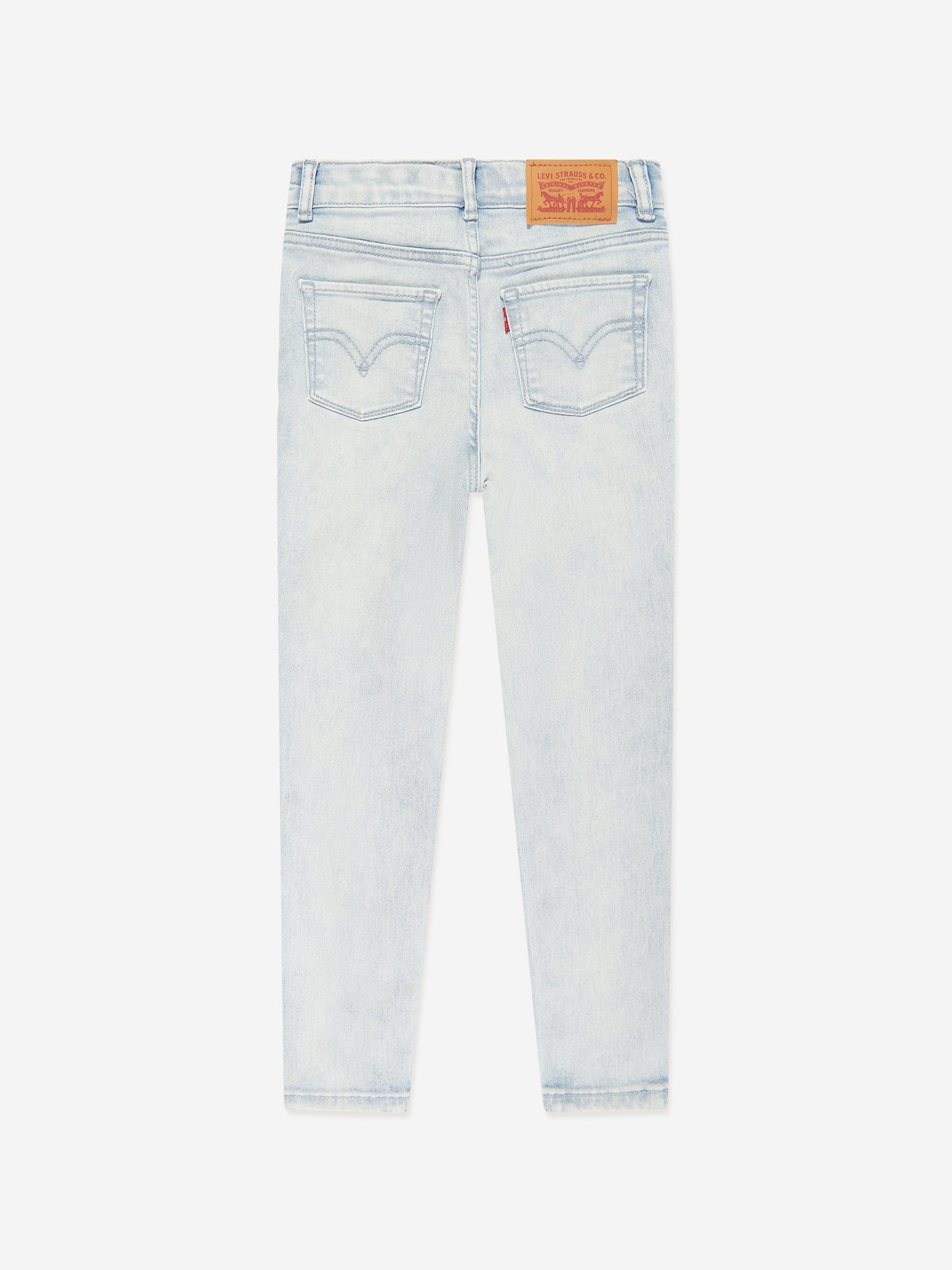Levi's Wear 女童 720 高腰超紧身牛仔裤（蓝色）