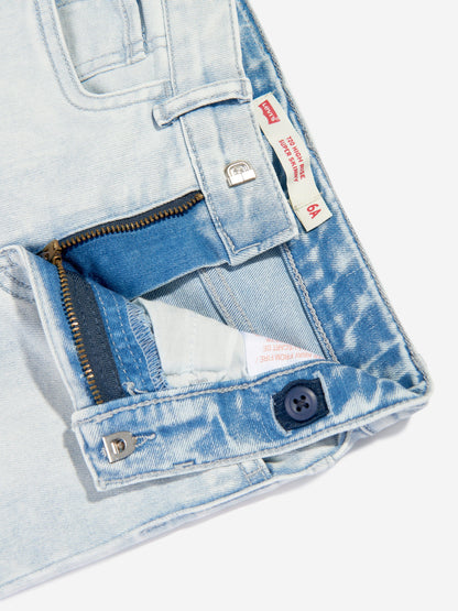 Levi's Wear 女童 720 高腰超紧身牛仔裤（蓝色）