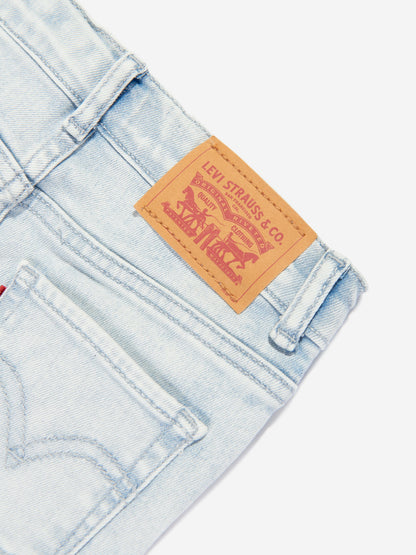 Levi's Wear 女童 720 高腰超紧身牛仔裤（蓝色）