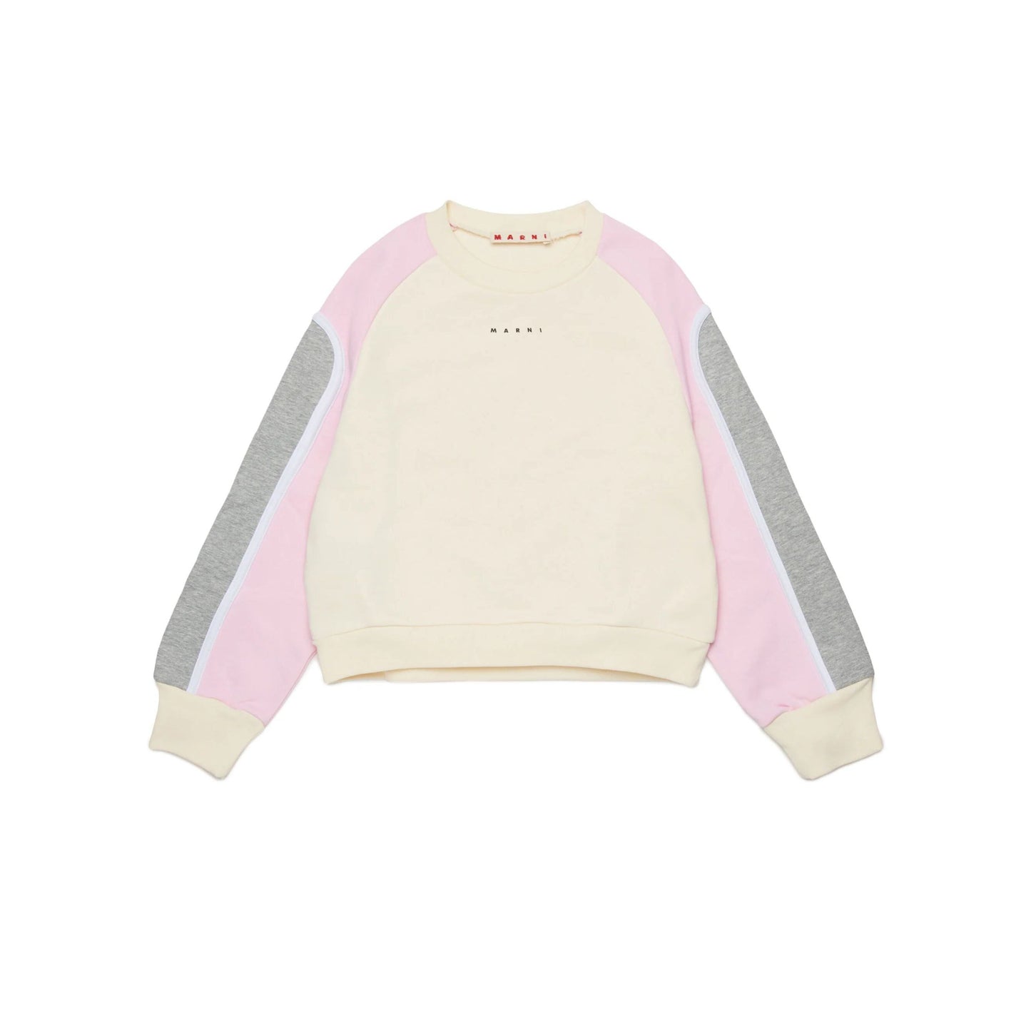 女童黄色Logo棉卫衣
