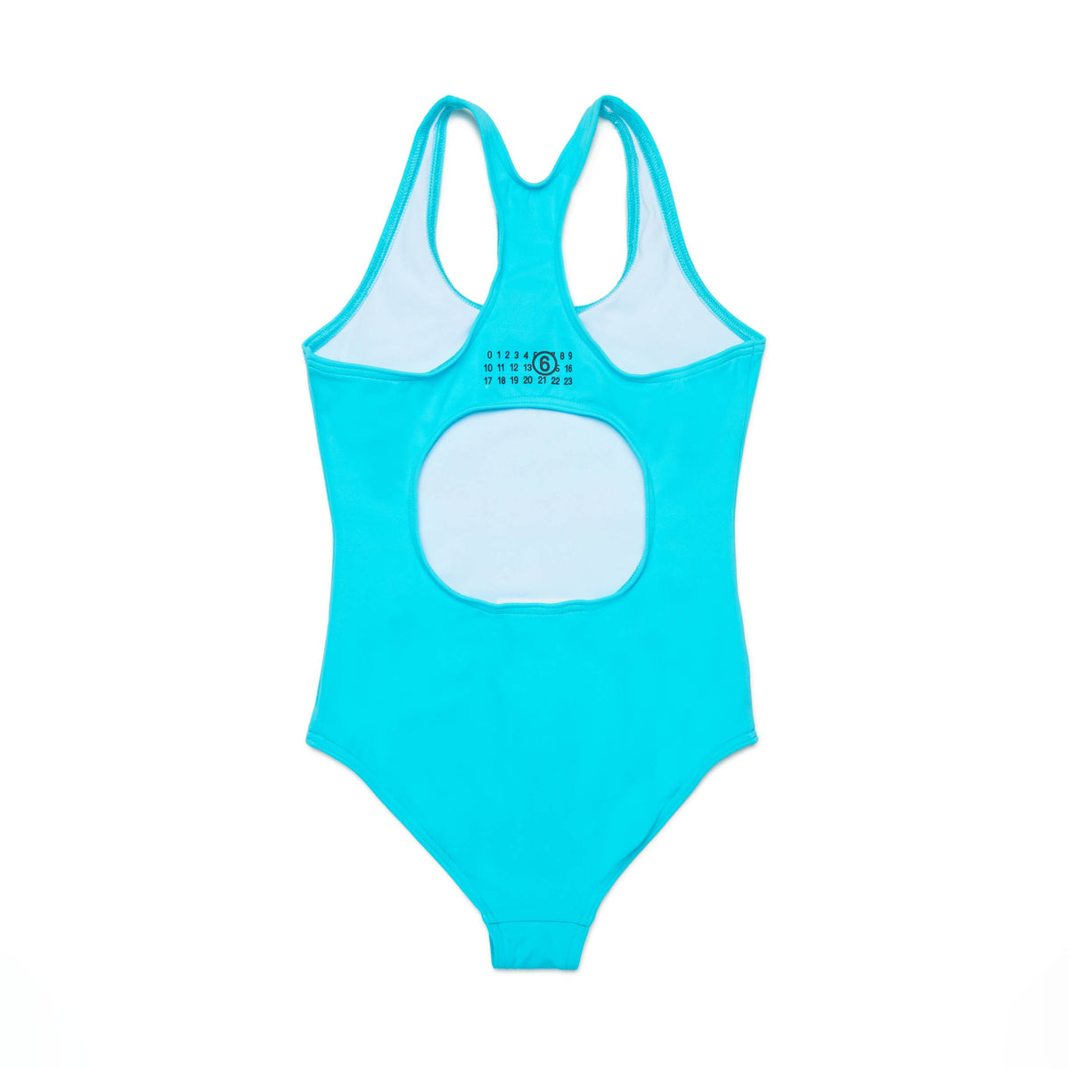 女童浅蓝色Logo泳衣