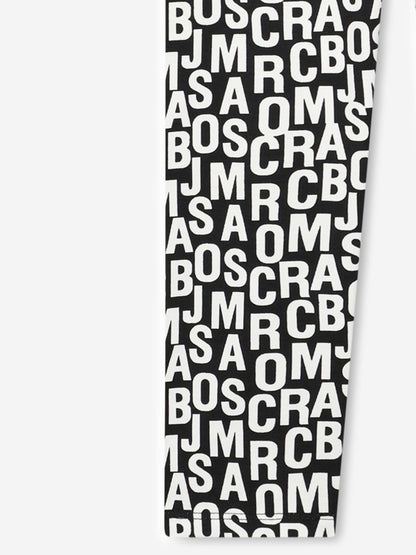 MARC JACOBS Girls Logo Leggings in Black