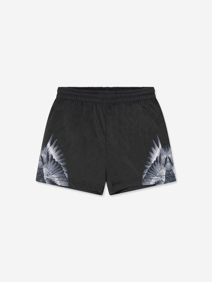Marcelo Burlon 男童 Icon Wings 泳裤