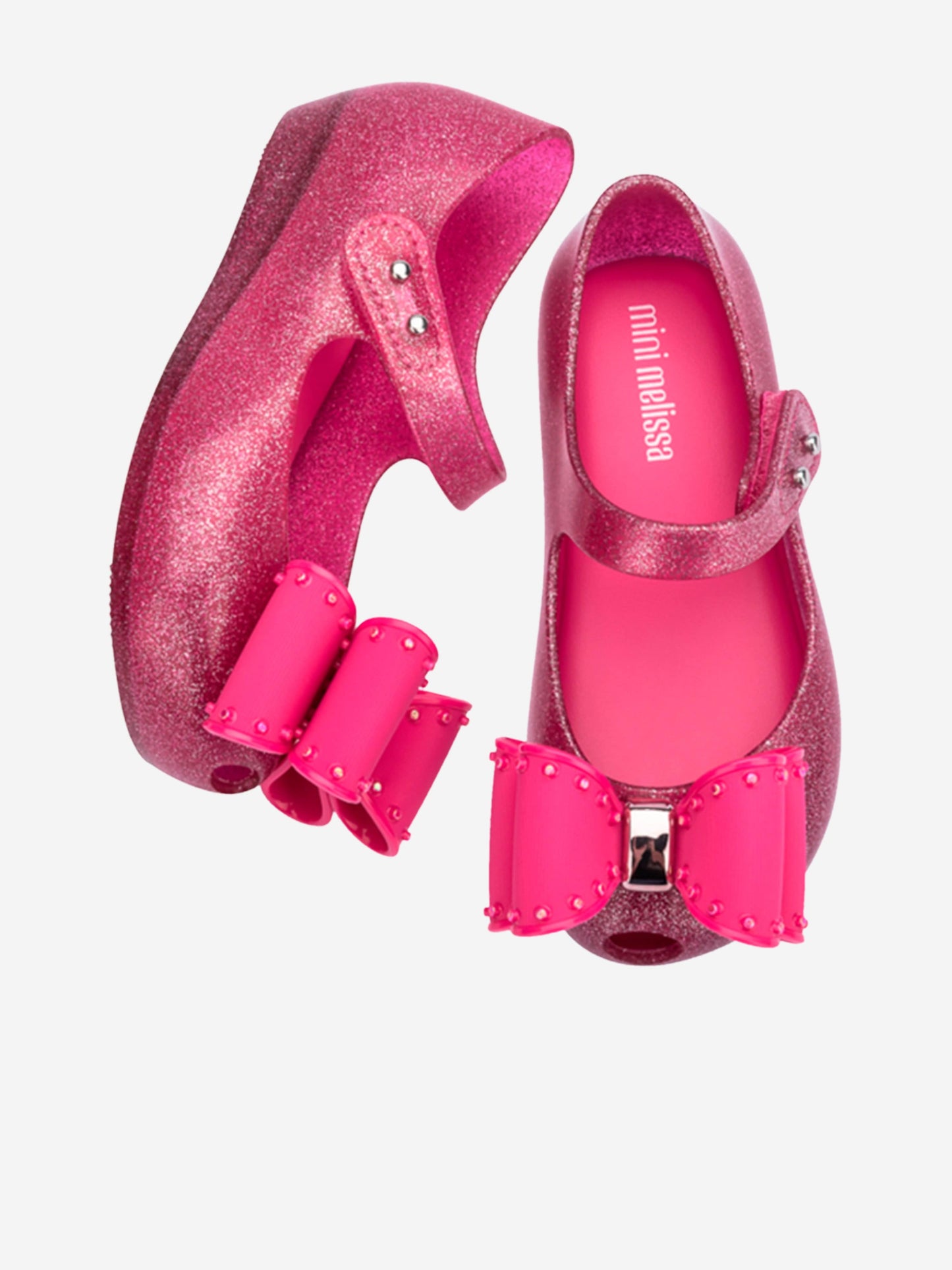Girls Ultragirl Classic Bow Ballerinas in Pink