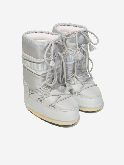 儿童 Icon 尼龙雪地靴（灰色）