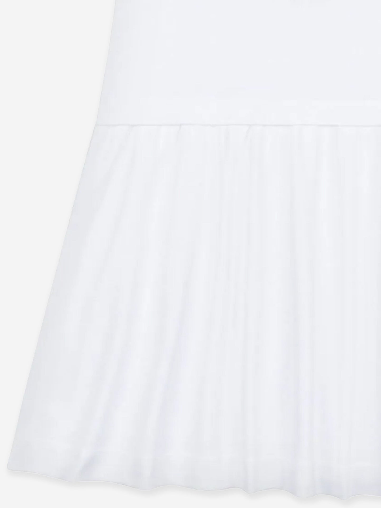 Girls Teddy Bear Logo Dress in White