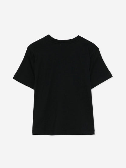 Kids Teddy Bear Logo T-Shirt in Black