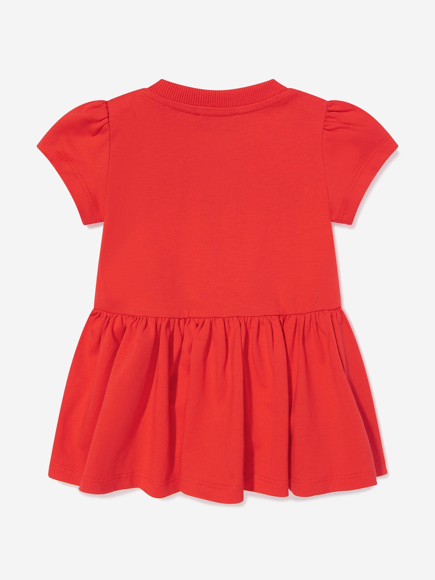 Baby Girls Logo Skater Dress in Red