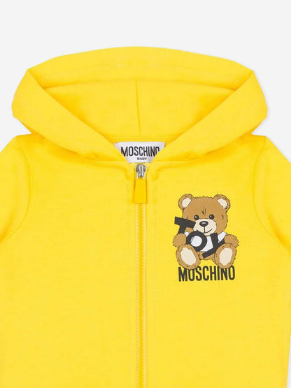 Baby Teddy Bear Tracksuit in Yellow