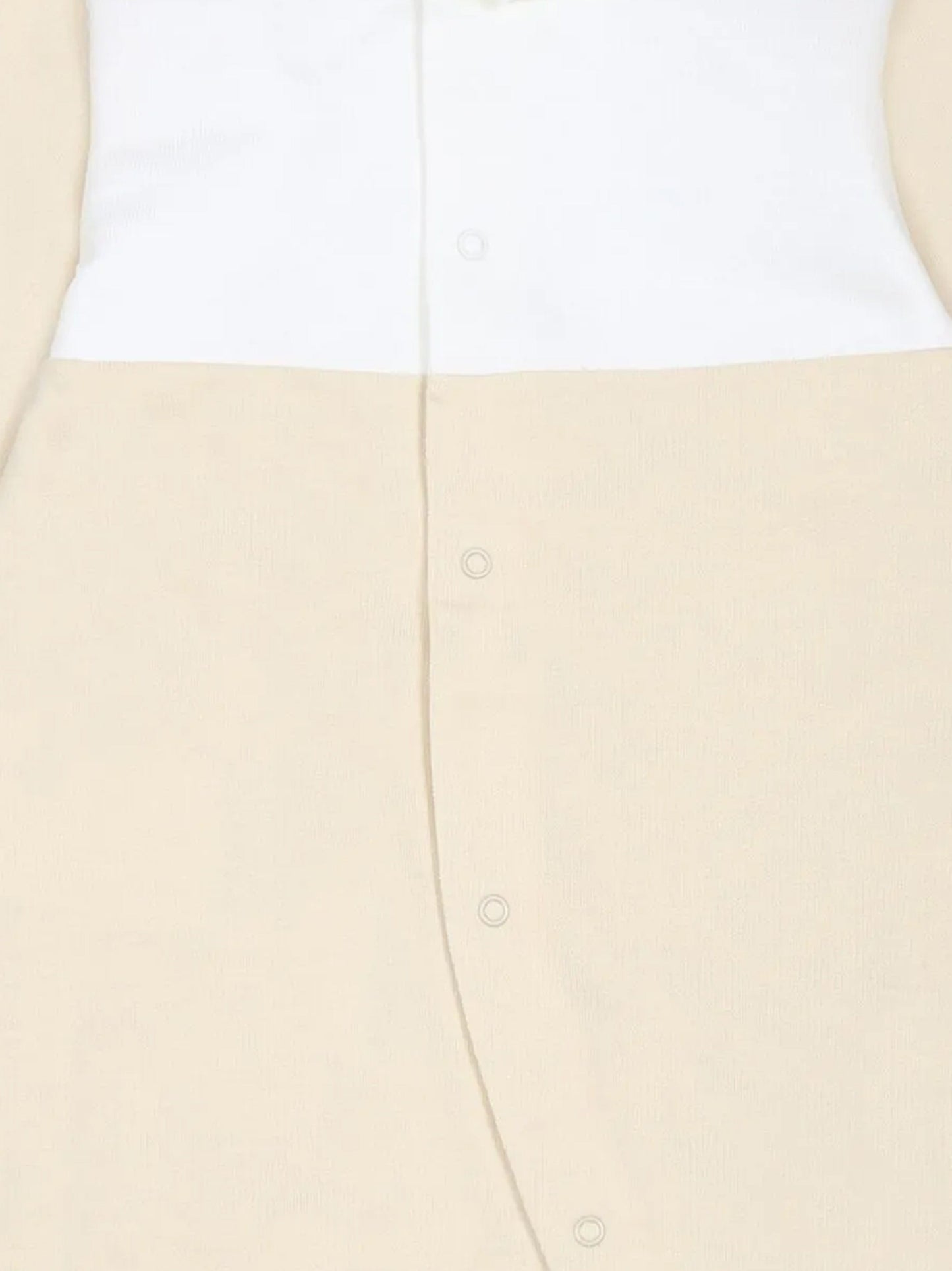 Baby Bear Logo Babygrow in Beige