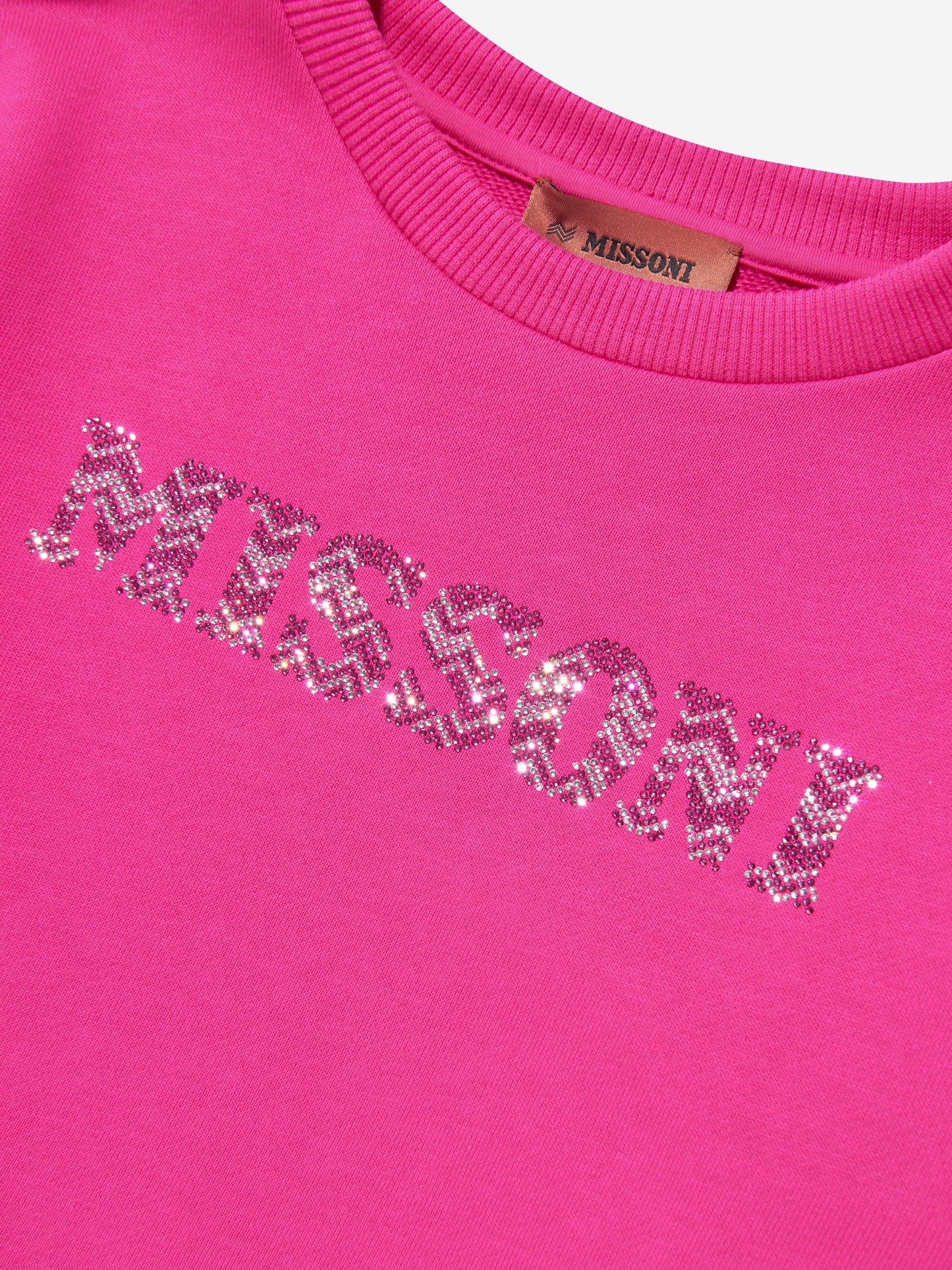 Missoni 女童粉色毛衣裙