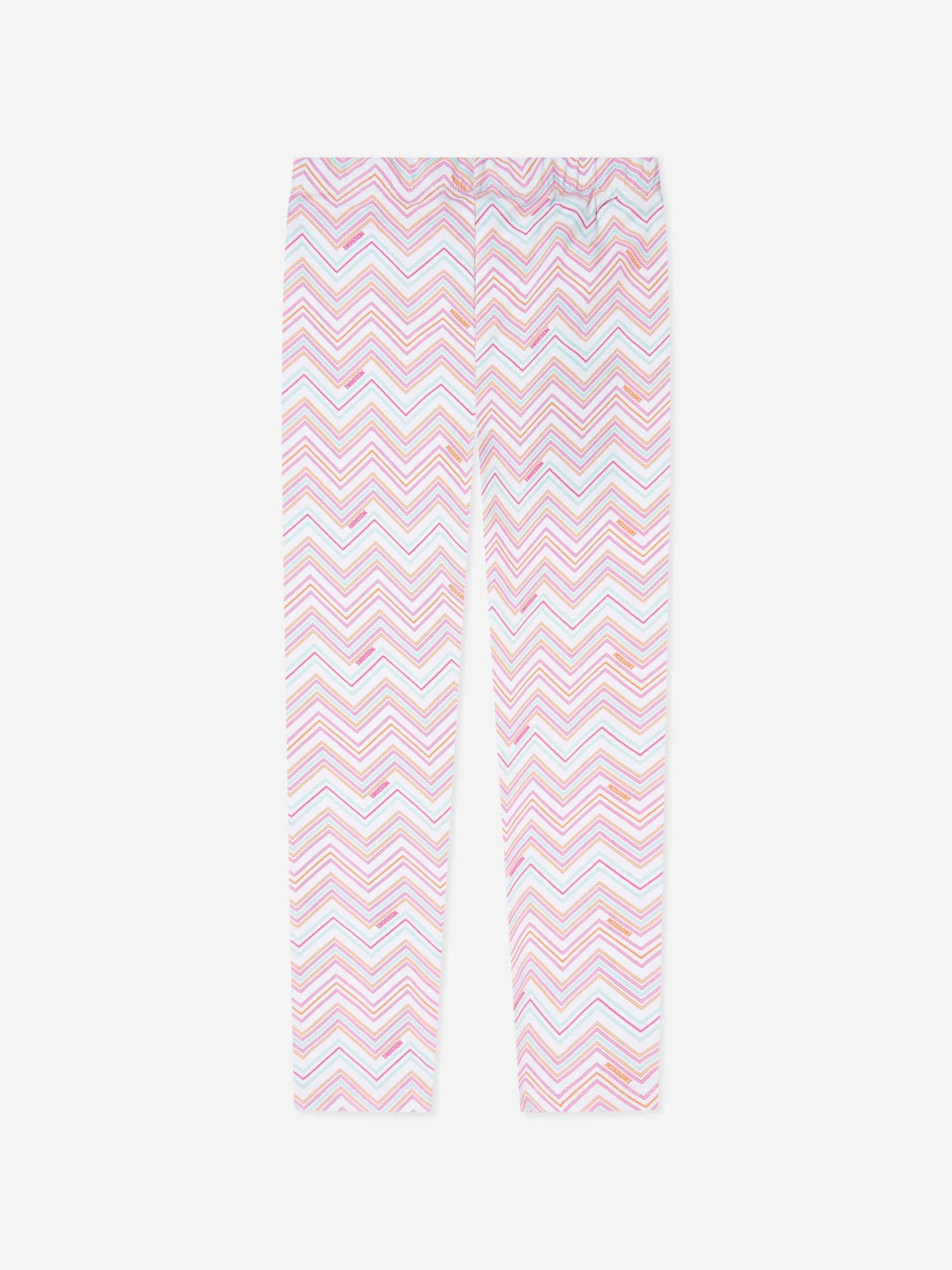 Girls Zigzag Leggings in Multicolour