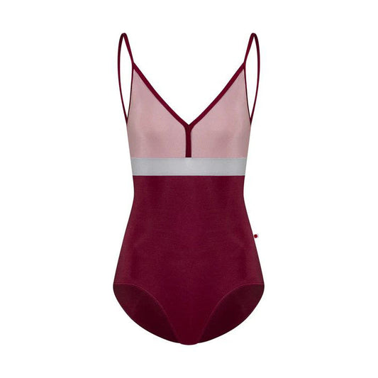 女士深红色"Zoe/N-Burgundy/N-Magic/N-Sterling/N-Burgundy"芭蕾舞连体衣