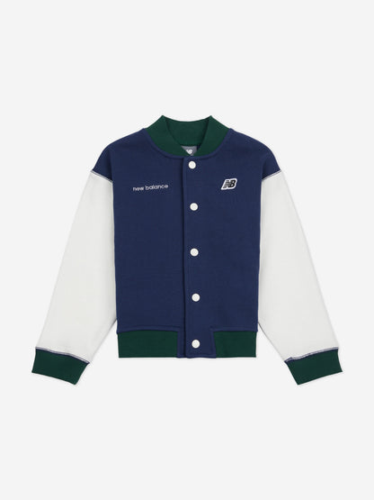 New Balance Baby Boys Premium Baseball Tracksuit in Navy