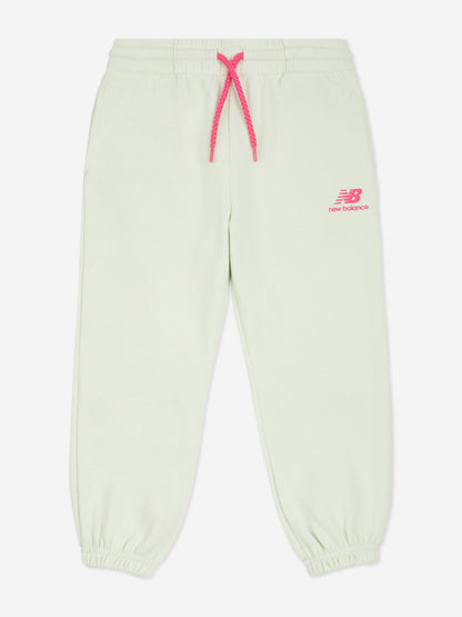 New Balance Girls T-Shirt and Tracksuit Set in Green