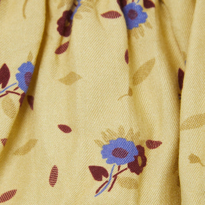 女婴黄色印花灯笼裤