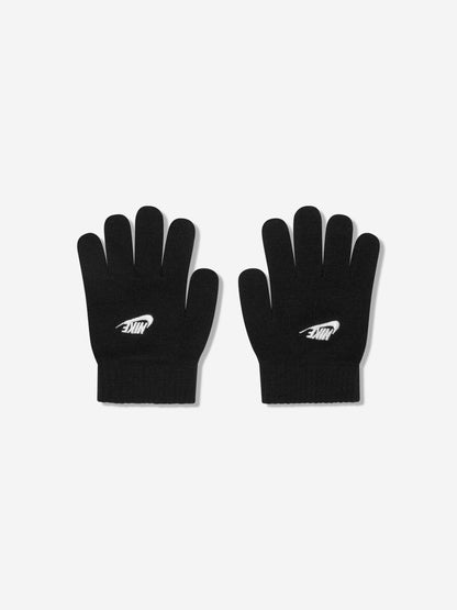 Nike 男童 Futura 便帽和手套套装（黑色）