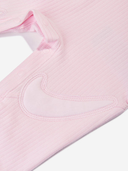 Nike Baby Girls Readyset Romper in Pink