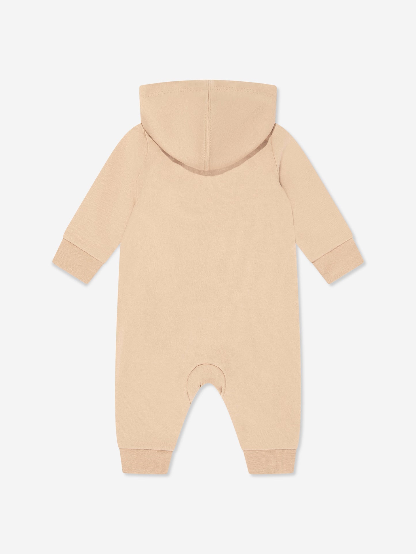 Baby Essentials Hooded Coverall in Beige