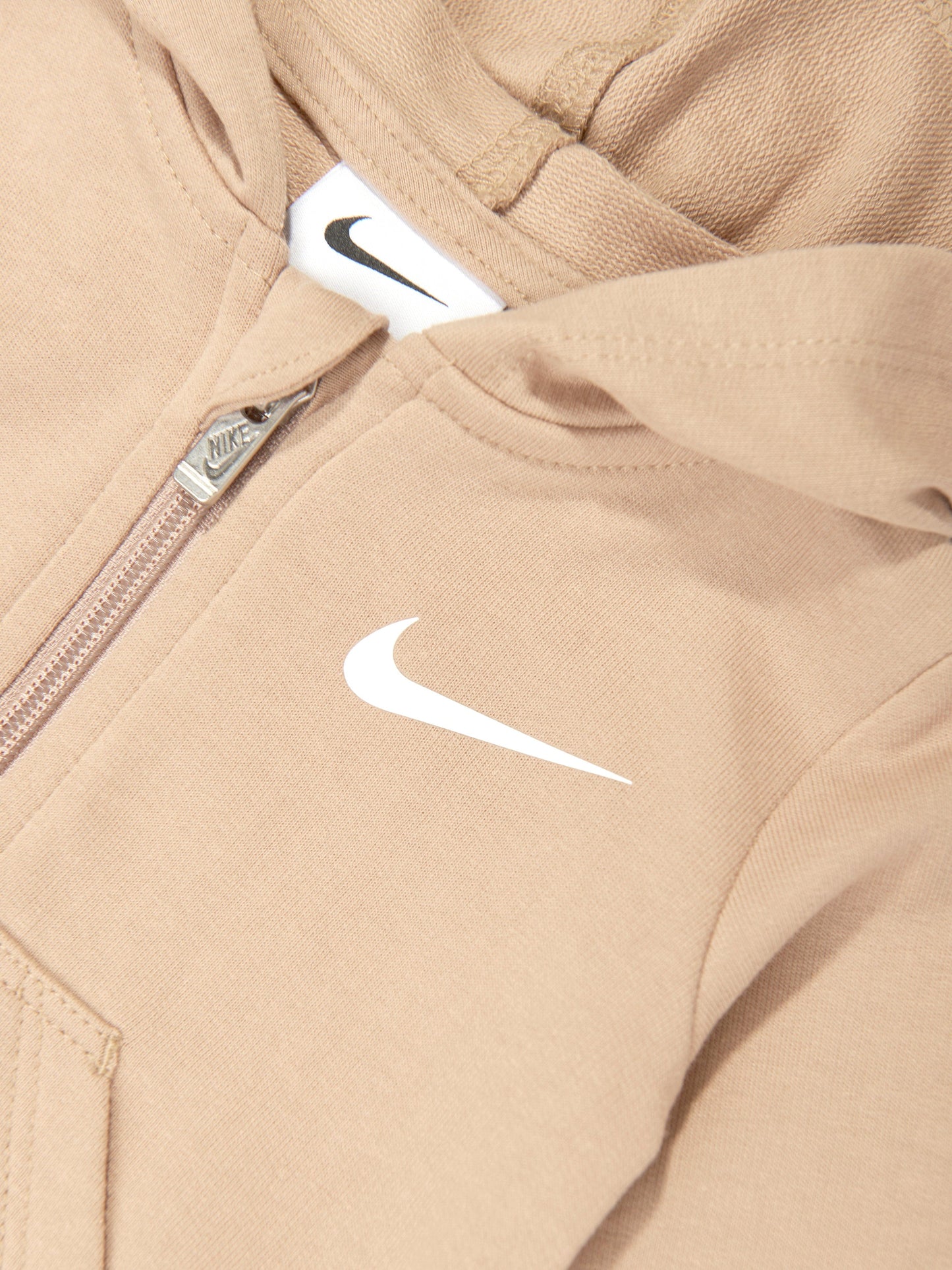Baby Essentials Hooded Coverall in Beige