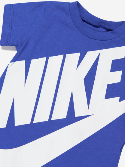 Nike 男婴 Futura 连体衣（蓝色）