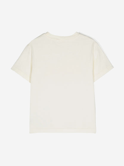 Kids Bear T-Shirt in Ivory