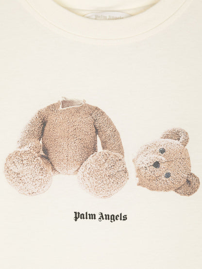 Kids Bear T-Shirt in Ivory