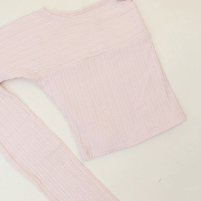 女童粉色芭蕾舞上衣(Pink Marshmallow - Kids Vika Top)