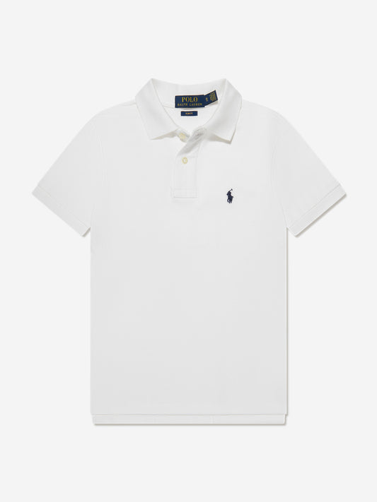Ralph Lauren 男童定制版型 Polo 衫（白色）