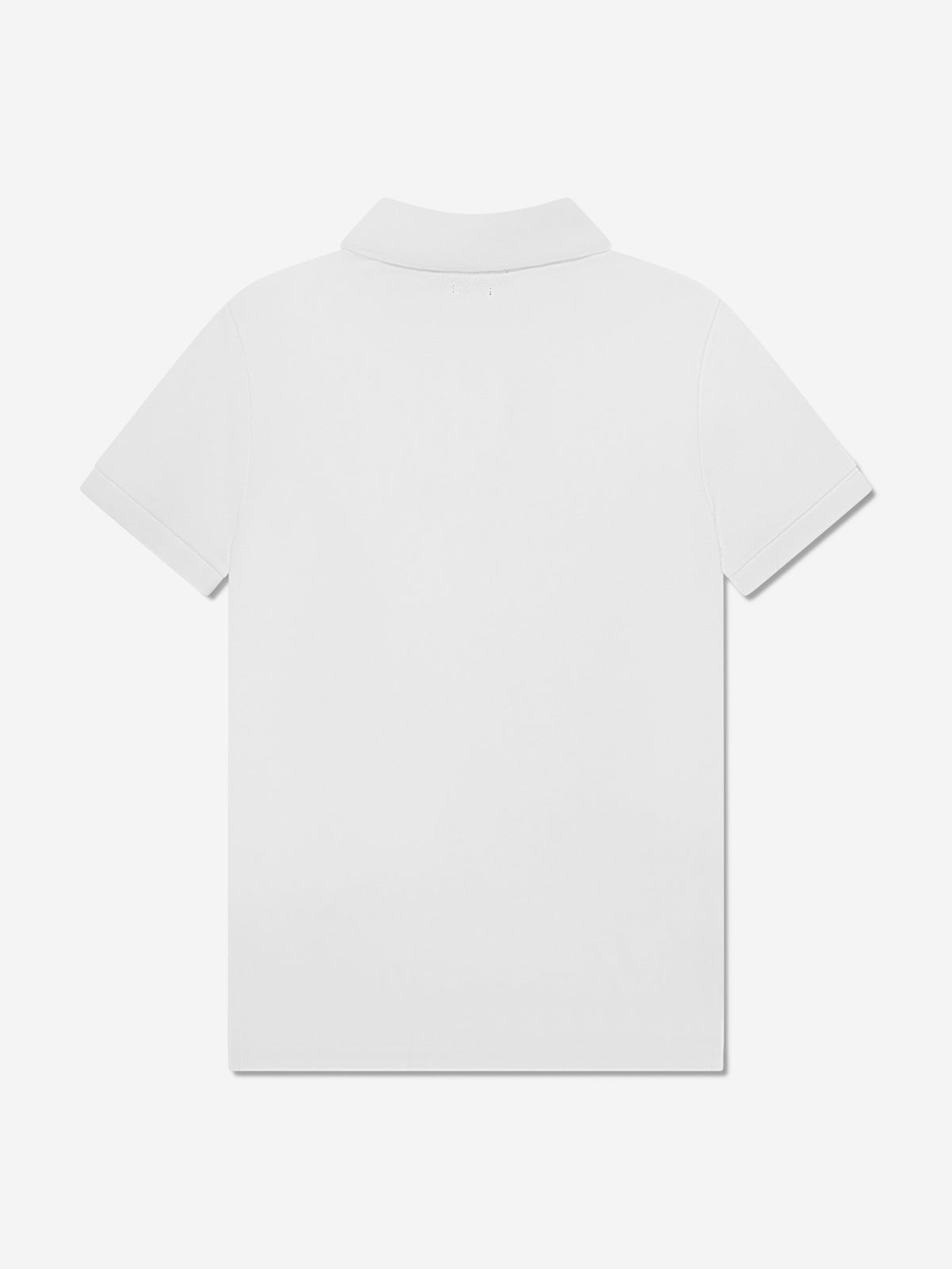 男孩定制版型白色 Polo 衫